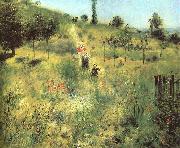 Pierre Renoir Pathway Through Tall Grass France oil painting reproduction